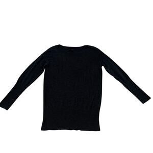 White House Black Market Dark Gray Cashmere Blend Tunic Sweater Size S